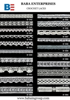 cotton crochet crosia laces manufacturers in Noida-India